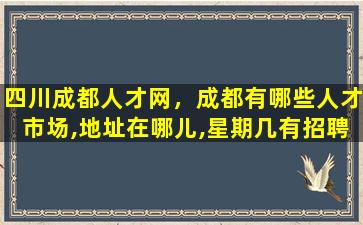 四川成都人才网，成都有哪些人才市场,地址在哪儿,星期几有招聘会